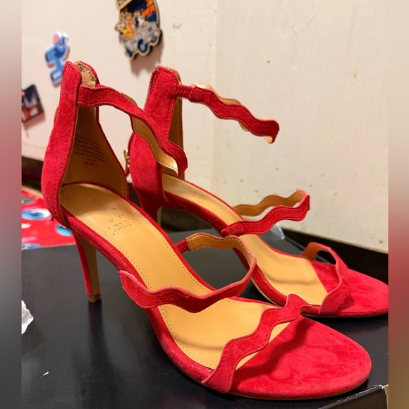 J. Crew Shoes - NWT J. Crew Elegant Red Women's Heels